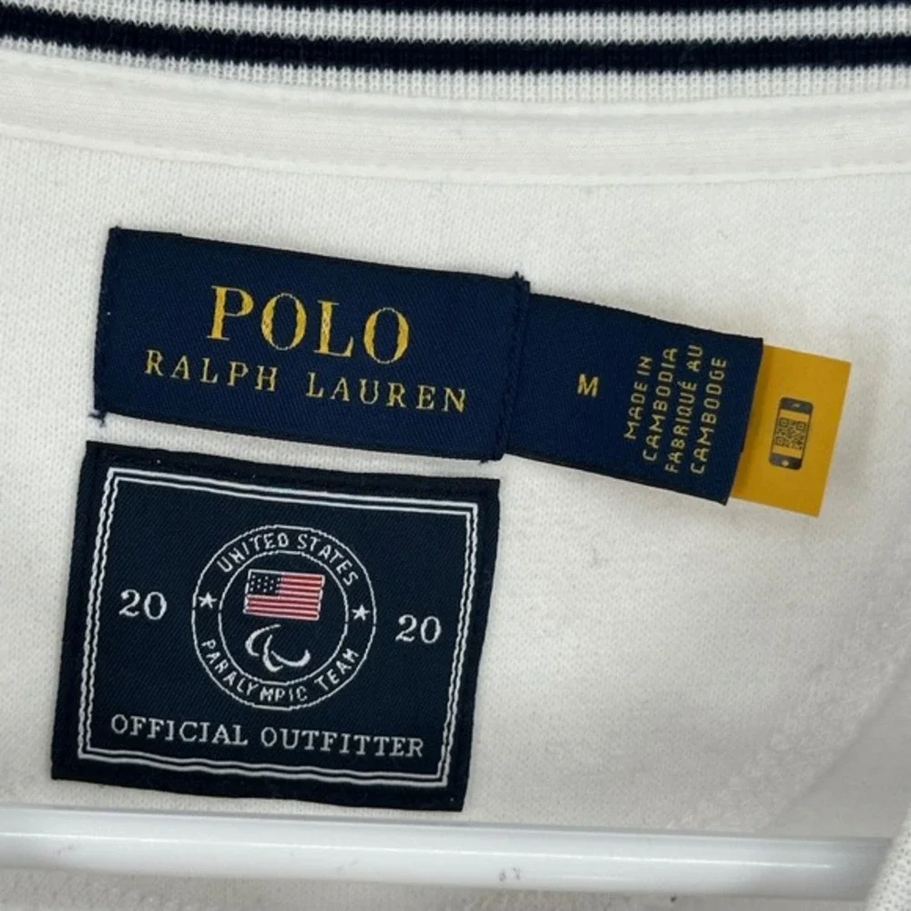 Polo Ralph Lauren Team USA Paralympic Team 2020 Sweatshirt White Medium Olympics